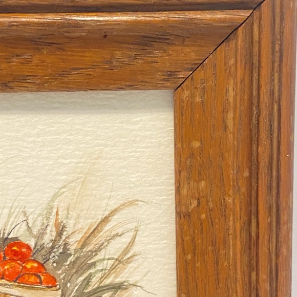 Vintage Watercolour Painting Signed Joyce on Matte Paper 9.5”-7.5” - Picture 6 of 9